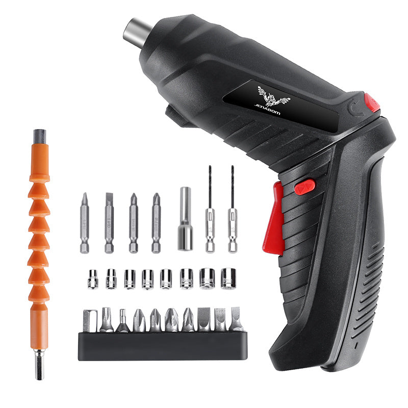 Electric Tool Set with 3.6V Mini Cordless Drill and Screwdriver 14 26 47 Pieces