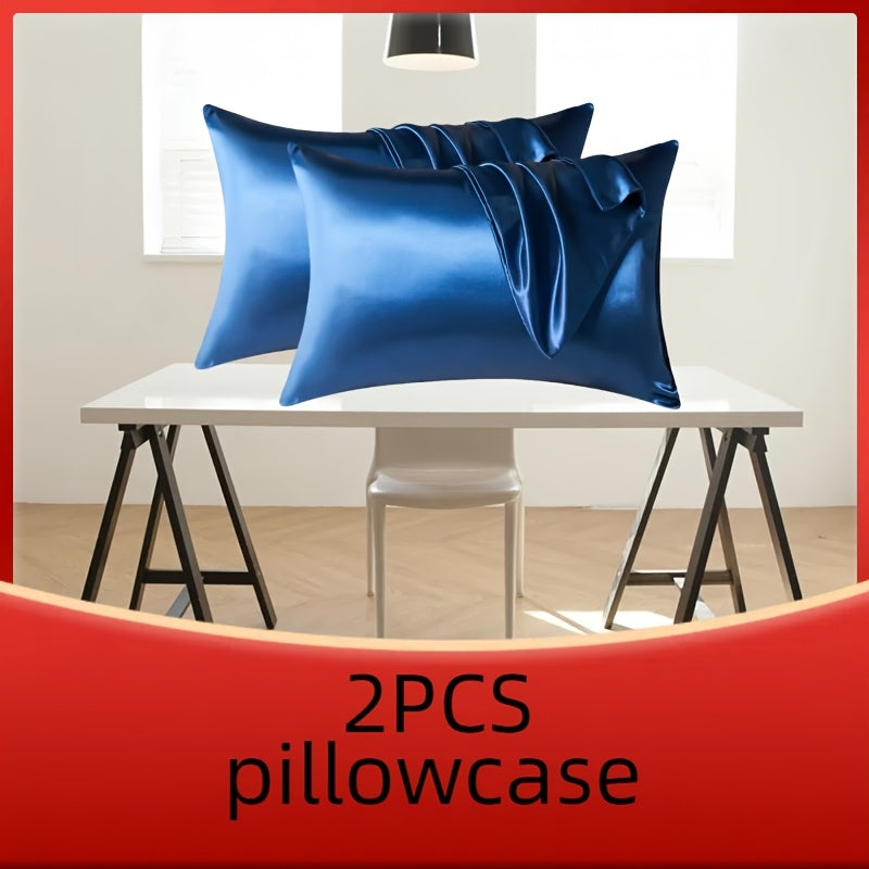 Twin White Polyester Pillow Cases Standard Size Bulk Pack