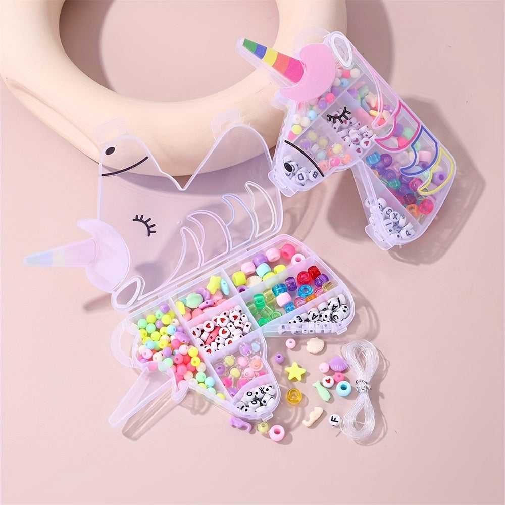 Girls Unicorn Jewelry Making Kit with Beads and Tools for Accessories Crafting