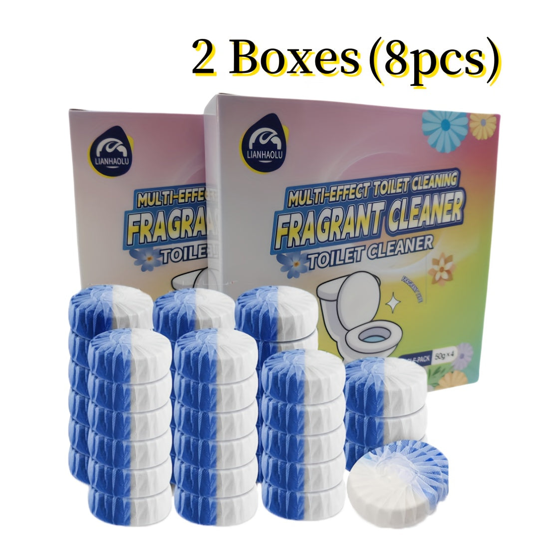 Blue and White Bubble Gel Toilet Cleaner Set 1-10L Concentrated Sodium Bicarbonate