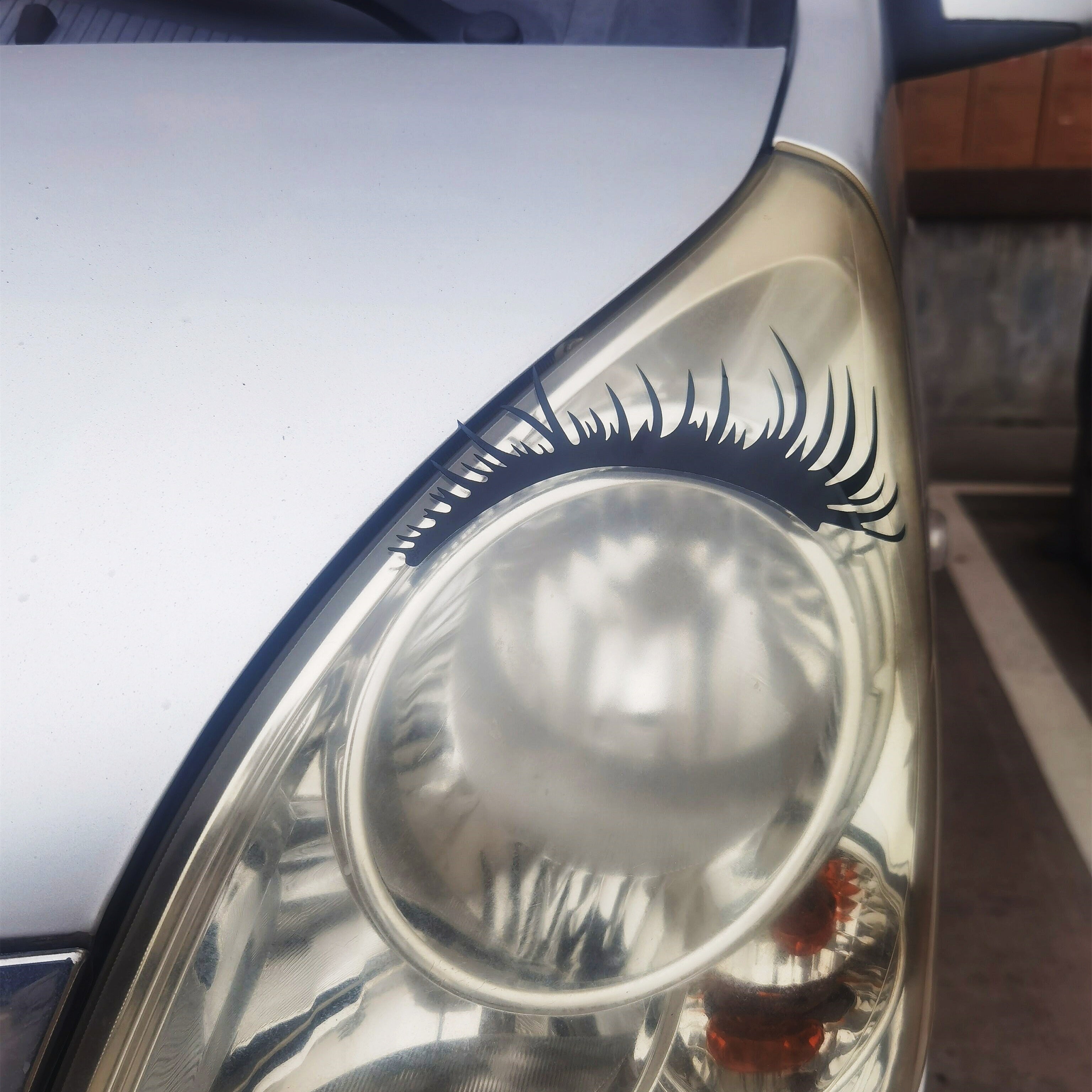 Pegatinas decorativas para faros de coche, vinilo impermeable, pegatinas para coche, luces de parachoques