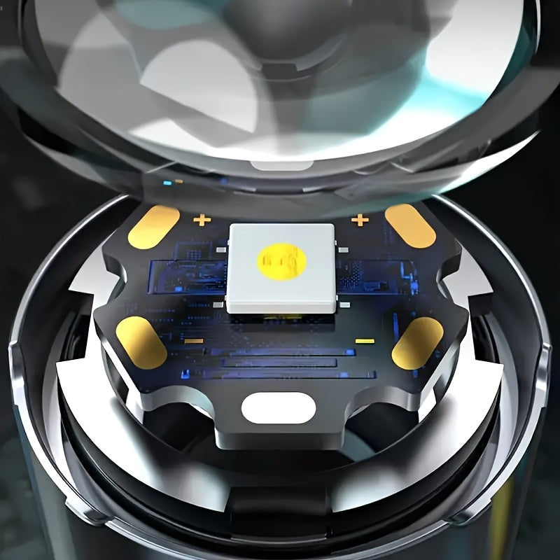 Raqamli ko'rsatkichli taktik chiroq, qayta zaryadlanadigan batareya, USB orqali zaryadlash, 350-500 lumen, 200-500m masofa, metall qoplama, ABS material, ochiq joyda foydalanish uchun chiroq.