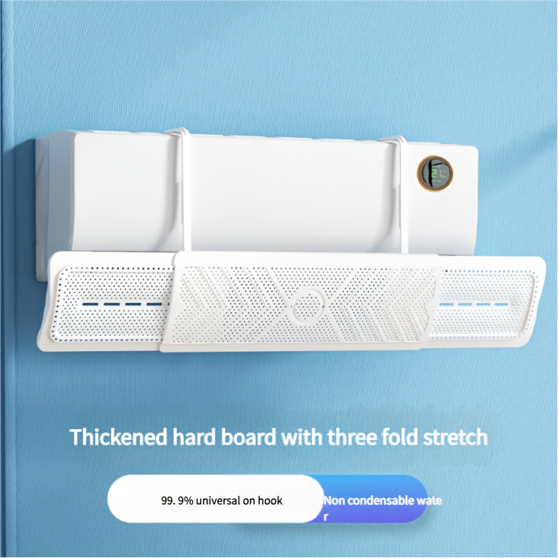 Adjustable Air Conditioner Wind Deflector for Airflow Control and Hot Cold Air Reduction