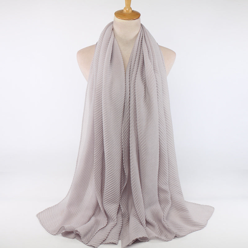 Pañuelo de hiyab de color sólido para mujer, transpirable, protección solar, a prueba de viento, ligero