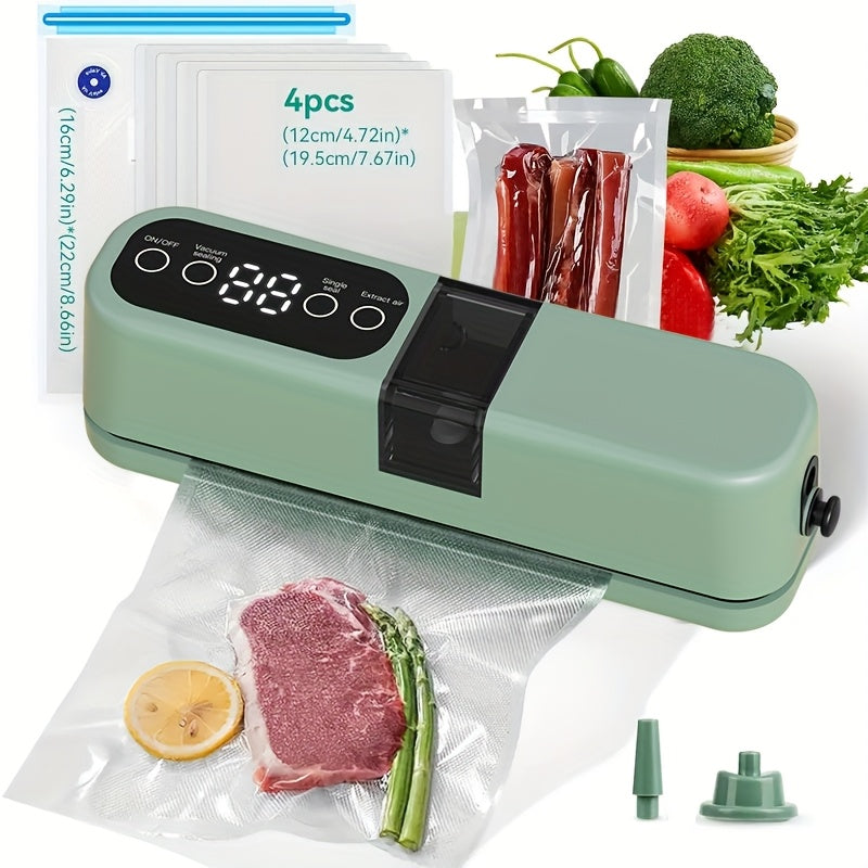 Portable USB vacuum sealing machine with multifunction food preservation for long-term storage