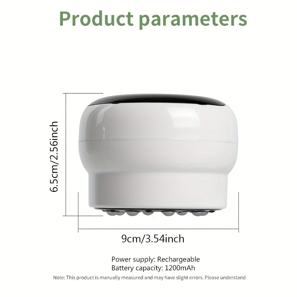 Harorat, so'rish va issiqlikni sozlash mumkin bo'lgan aqlli LCD massajchi, orqa massaji uchun mos.