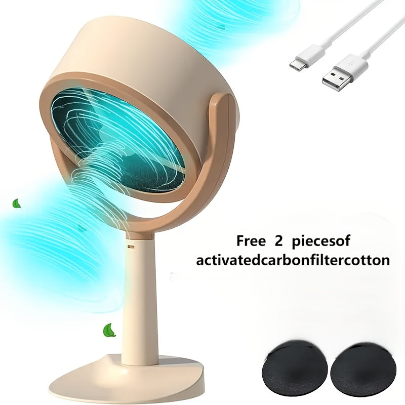 Компактный очиститель воздуха Smoke-Away с вентилятором, аккумулятором, мощным всасыванием, тихой работой, регулируемой передачей и моющейся конструкцией. Идеально подходит для готовки и гриля.