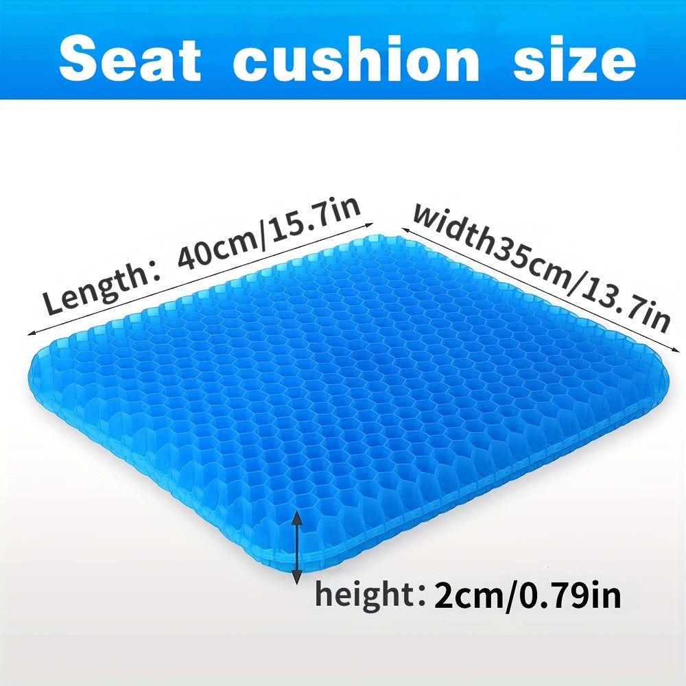 Gel Seat Cushion for Office Car Seat Soft Breathable Hip Pain Relief