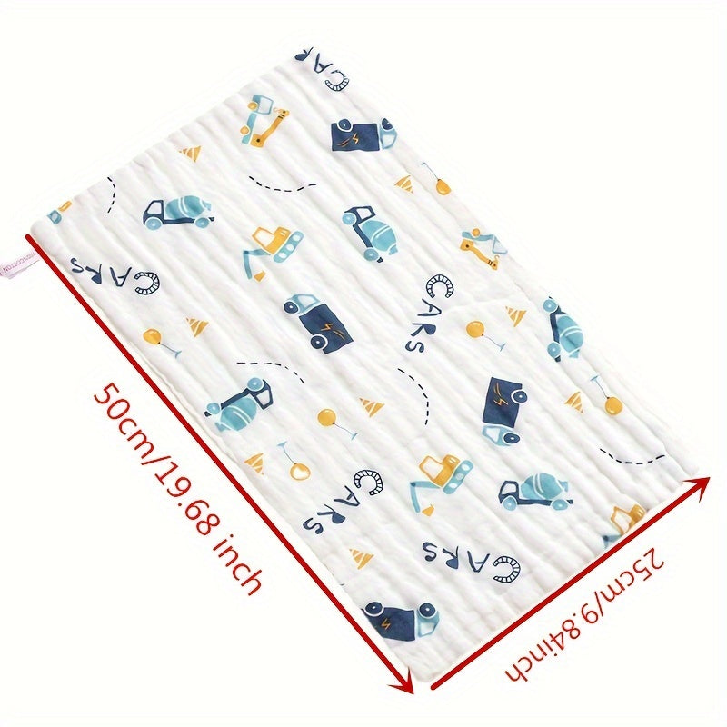 Avocado-Themed Baby Towels Set Six-Layer Square Face Saliva Absorbent Gauze Wash Towels