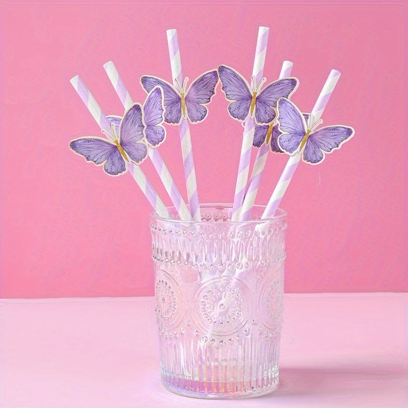 To'ylar va partiyalar uchun 12 ta pushti va lila rangli farishtalar shaklidagi qog'oz quvurlar to'plami