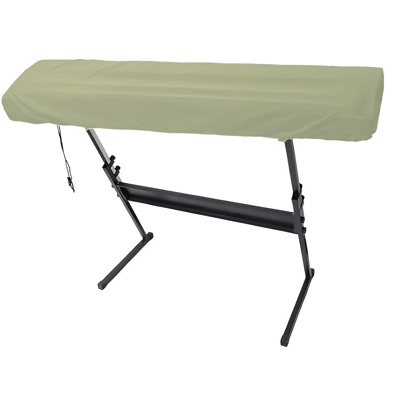 Black Stretchable Keyboard Dust Cover for 61/88 Key Digital Pianos Polyester