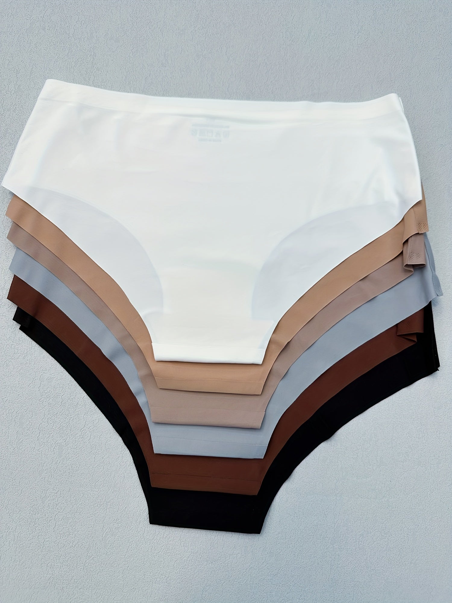 Women's Seamless Thongs 6 Pack Low Waist Soft Quick-Drying Breathable