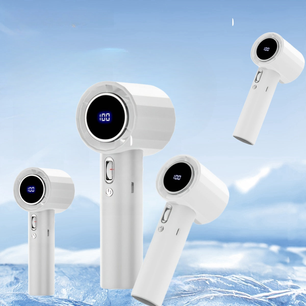 Ручной охлаждающий вентилятор Портативный электрический вентилятор для путешествий и кемпинга Многофункциональные настройки