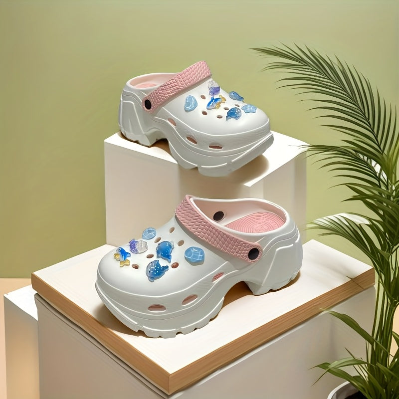 Women Casual Shoes Fish Charm EVA Thick Sole Beach Summer Footwear