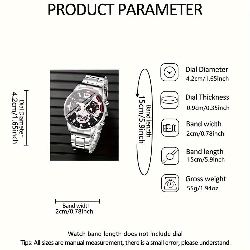 Unisex Quartz Watch for Men and Women, Stylish Gift for Holidays