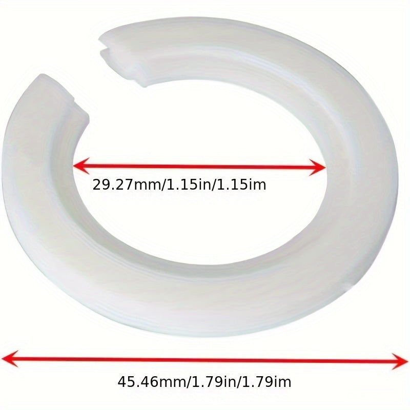 4 Lamp Shade Reducer Rings for E27 to E14 Socket Adapters Plastic Washers for Home and Office Lighting