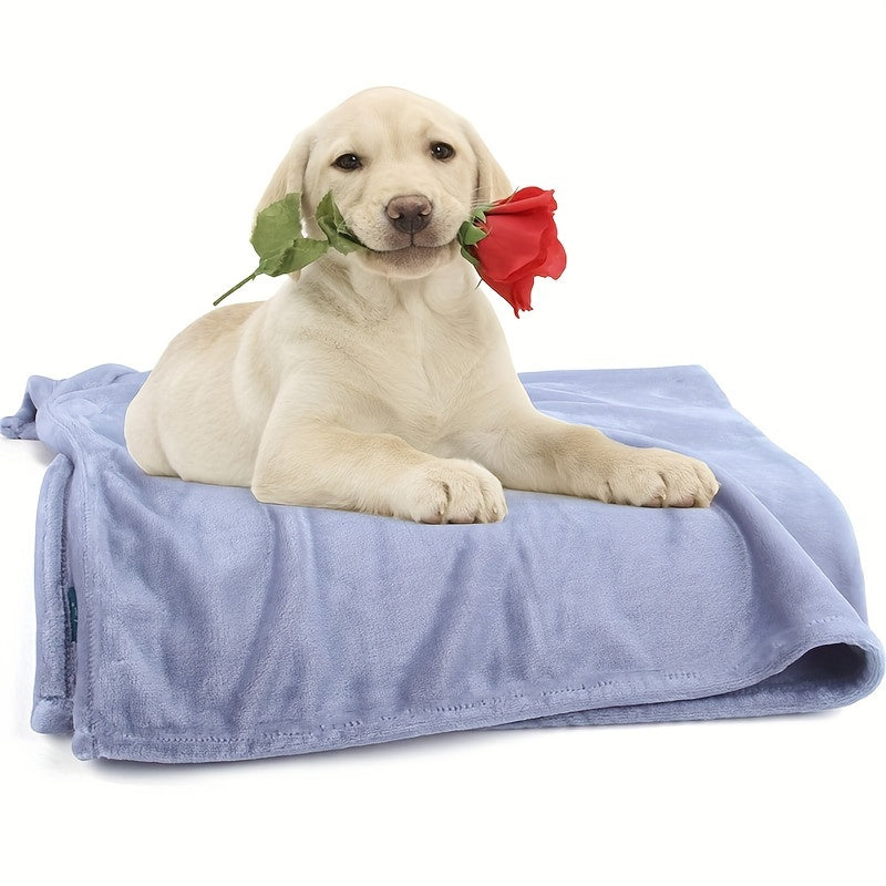 Soft Polyester Flannel Blanket for Pets, Sofas, Beds, Camping, 1 Piece