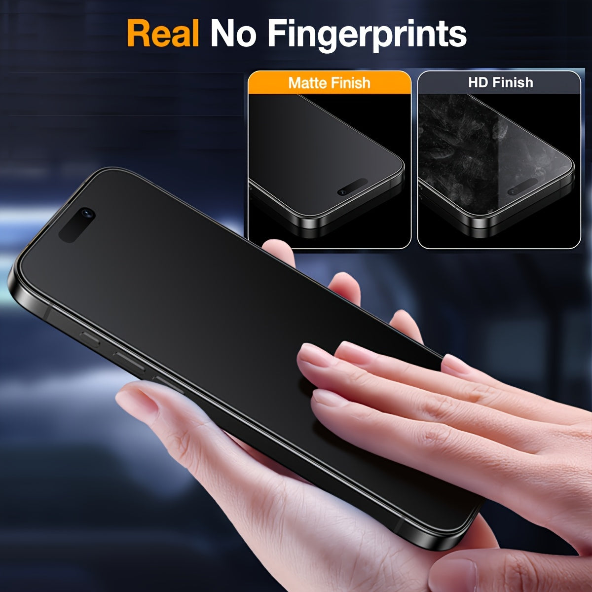 3-Pack Matte Privacy Screen Protector for iPhone 16 Pro Max Plus 15 Pro Max 14 13 Pro Max 12 11