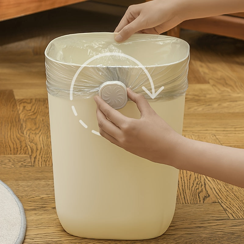 Rotating Trash Bag Holder Clip Non-Slip Fastener for Kitchen Bathroom Living Room Outdoors