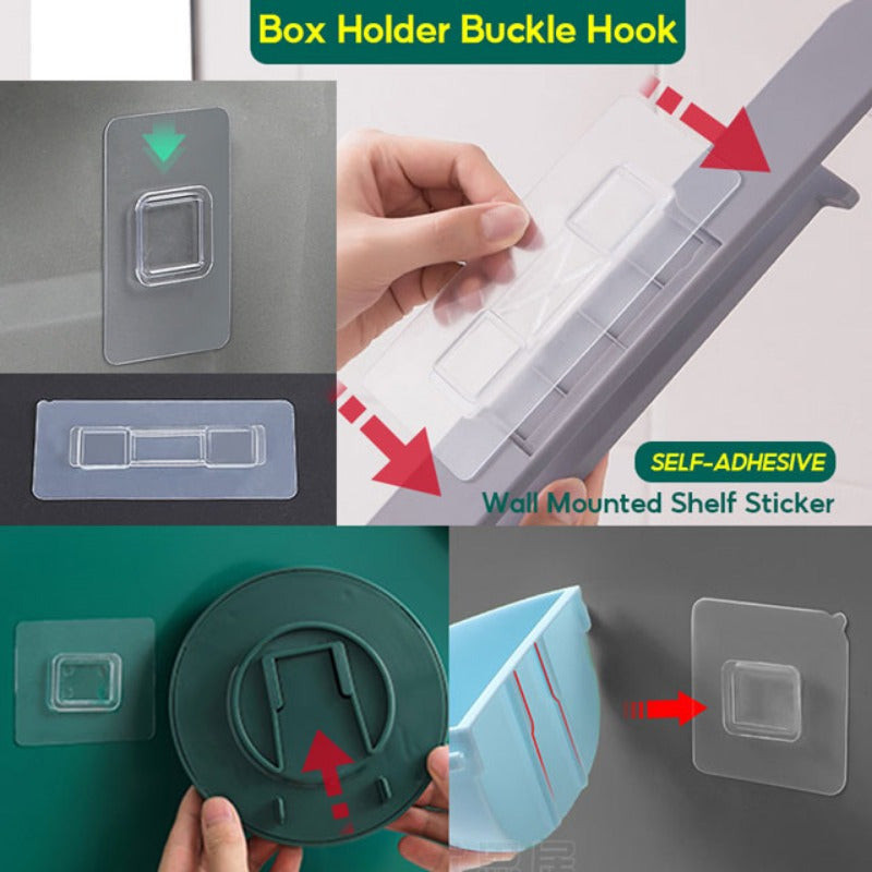 Yog'och aksessuarlarni osishga mo'ljallangan bohemiy plastik devor uchun to'rt ta qulfli to'plam, silliqlash bilan