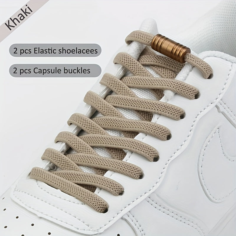 Uniseks elastik rang-barang toʻqilgan poyabzal lentalari uchun sneakers va kundalik poyabzal