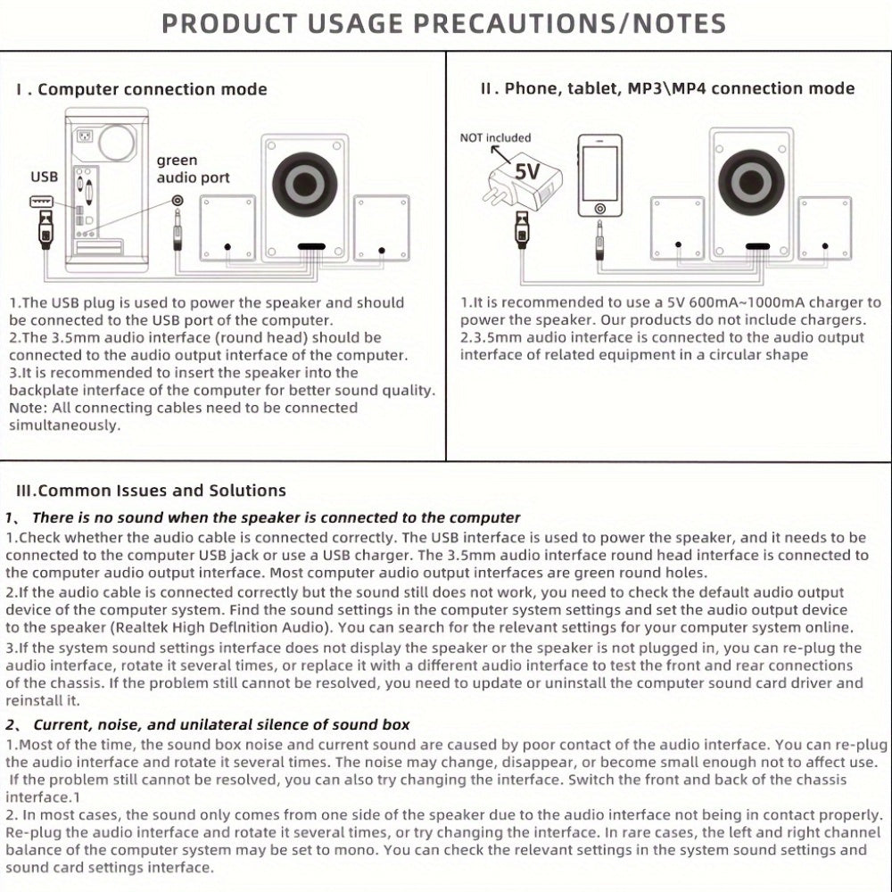 2.1 Channel Desktop Stereo Speakers with LED Lighting for PC, Laptop, Game Console