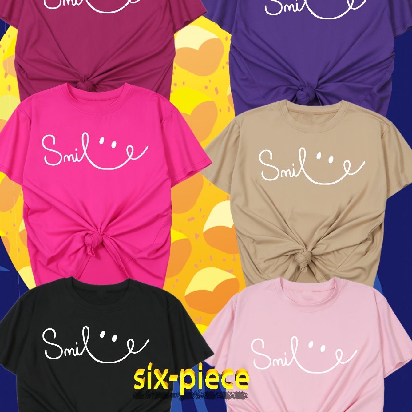 Women's Plus Size T-Shirts Pack Short Sleeve Stretchy Casual Sports