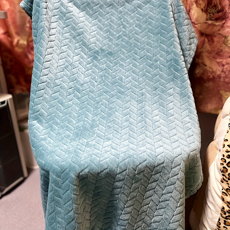 Lightweight Baby Blanket 70x100cm Geometric Pattern Soft and Cozy for Travel and Home