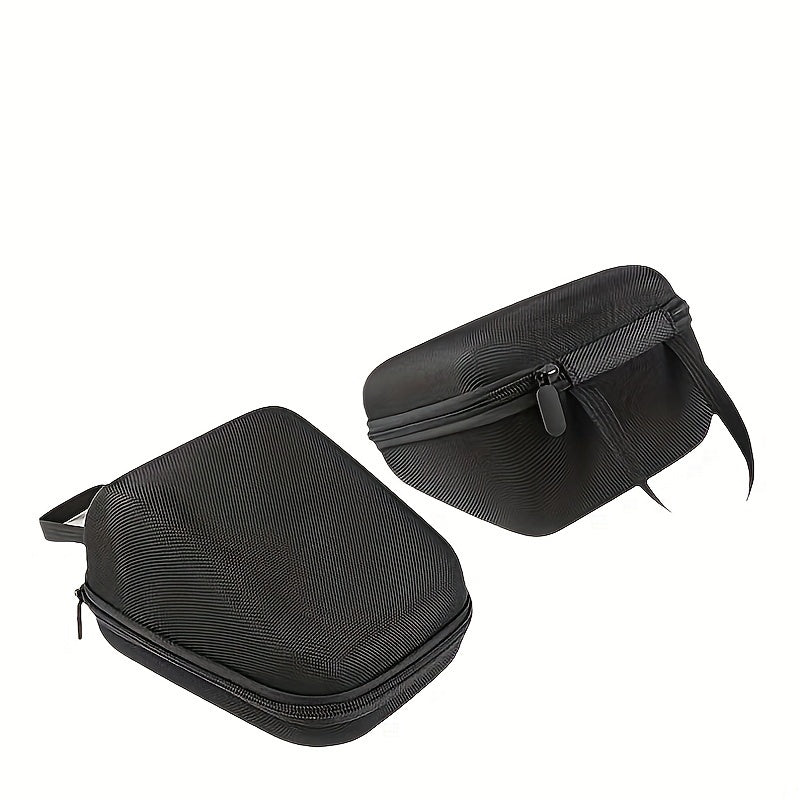 Black EVA Hard Shell Blood Pressure Monitor Case with Hand Strap