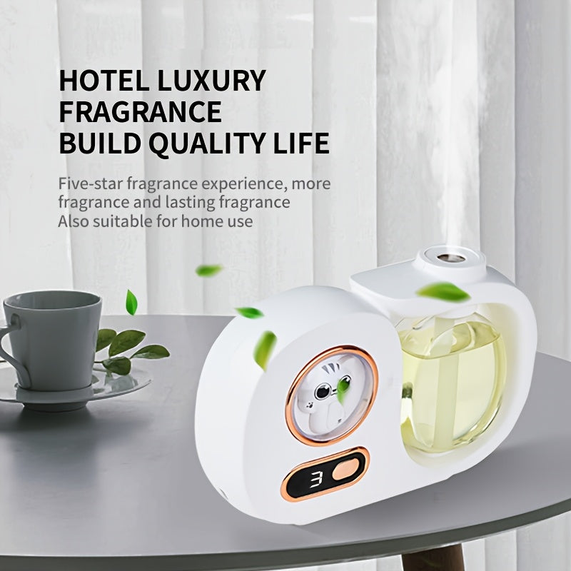 Автоматический набор диффузора эфирных масел с таймером, цифровым дисплеем, ночником для спальни, ванной комнаты, офиса