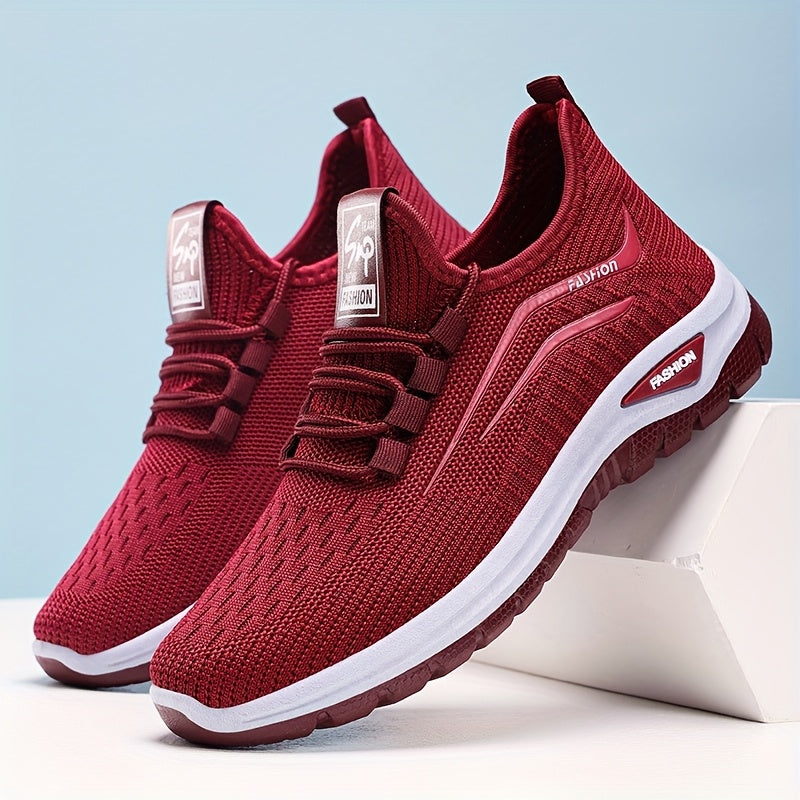Women's Sports Shoes Breathable Lightweight Casual Athletic Pink Black Red White