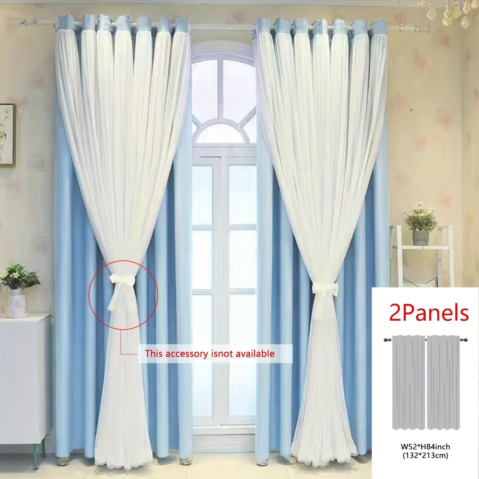 Blackout Curtains Single Panel Black Fabric Modern Simple Noise Reduction for Living Room Bedroom