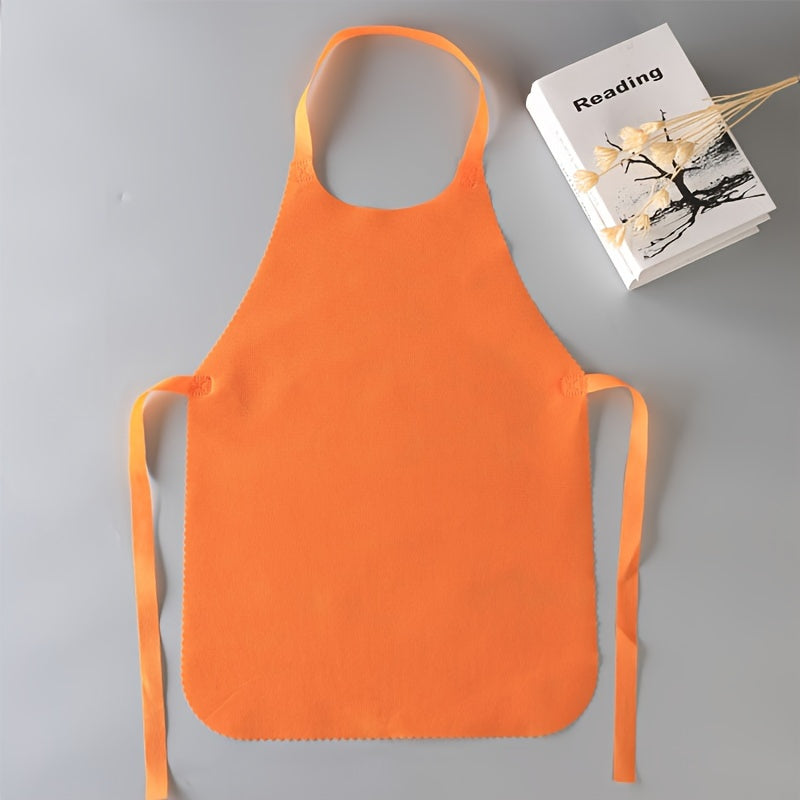 Partiyalar va kechki ovqatlar uchun bir martalik apron, issiq qozon pishirish uchun mo'ljallangan, to'qima bo'lmagan, bir rangli, kattalar va yoshlar uchun