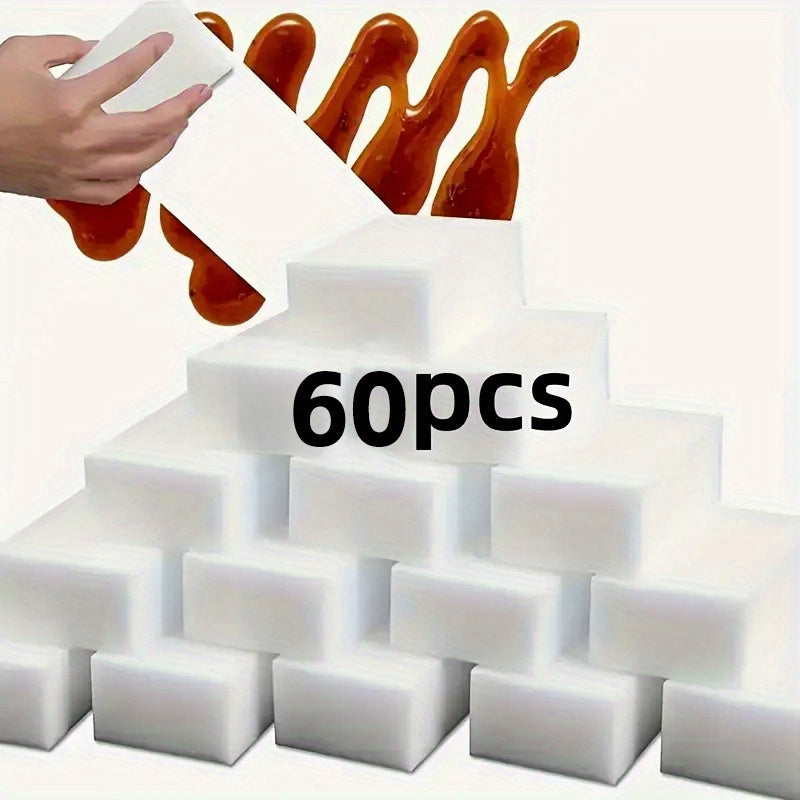 80/160 Pack Magic Sponge Erasers for Cleaning Foam Pads for Kitchen Bathroom Floor