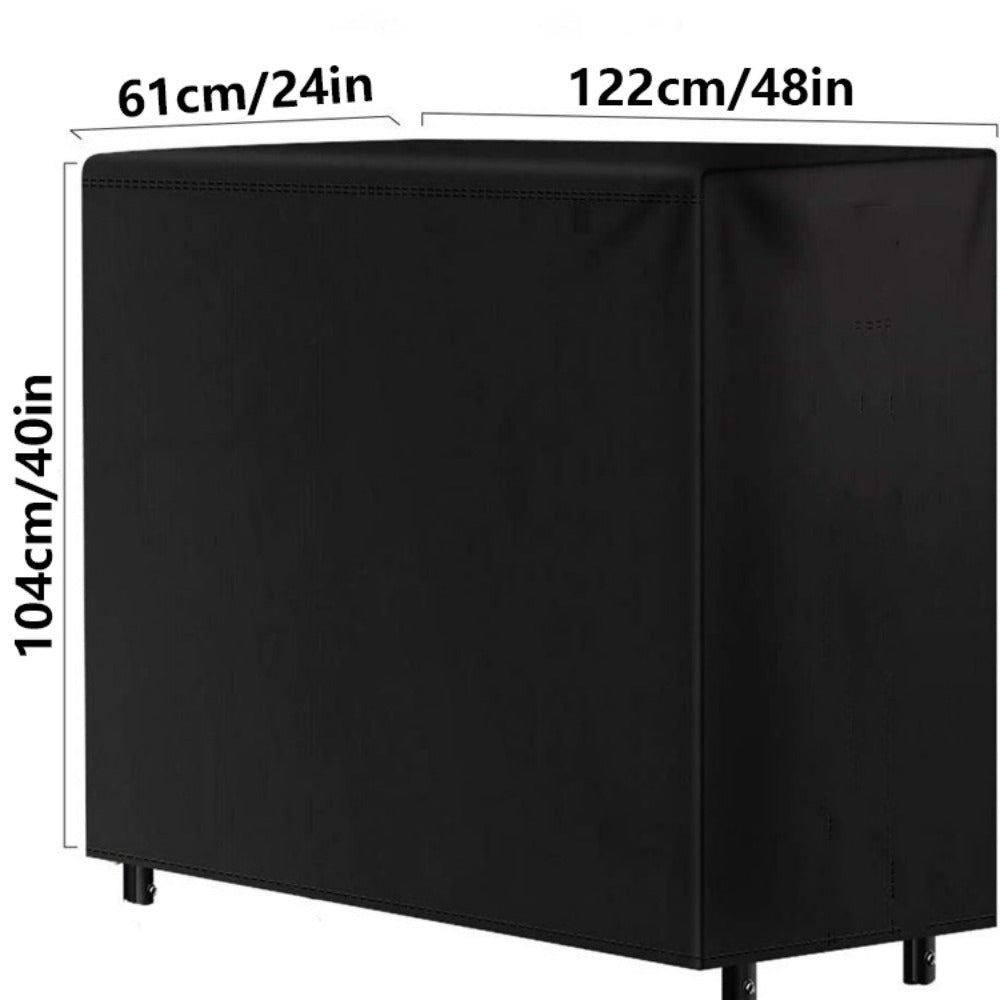 Waterproof Firewood Cover with Lid and Tote Bag for Outdoor Fire Pits and Storage