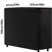 Водонепроницаемый чехол для дров с крышкой и сумкой для переноски для уличных каминов и хранения