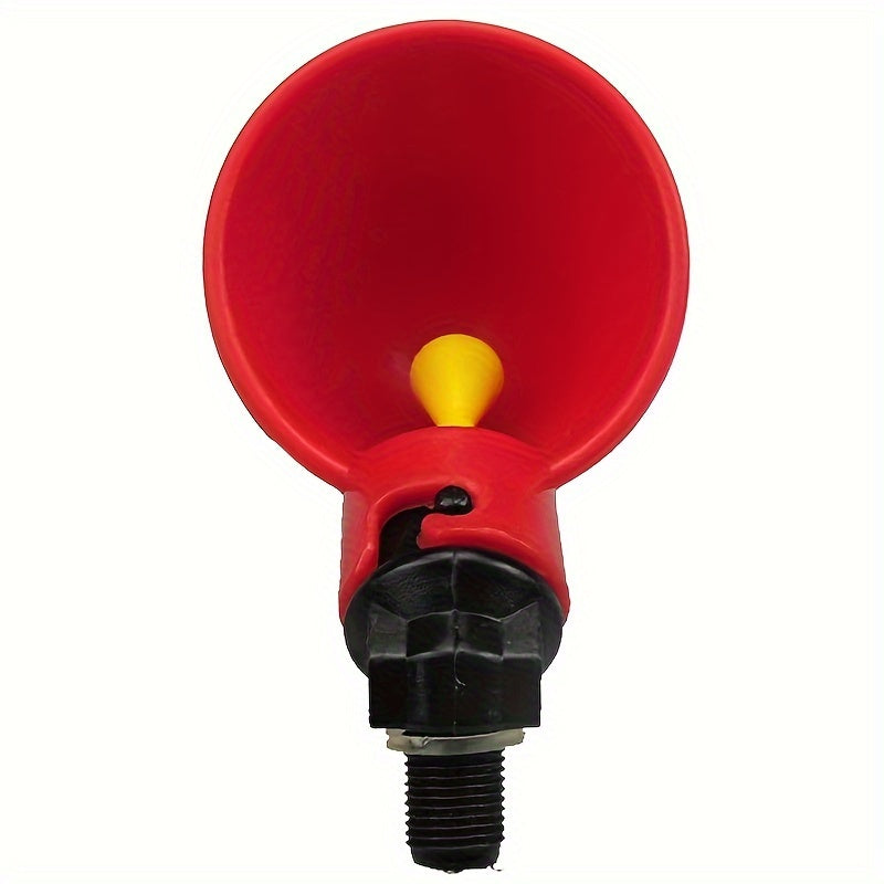 Avtomatik tovuq va parranda suv beruvchi idish, stakanlar bilan, qizil plastmassa, 3/6/9 ta paket