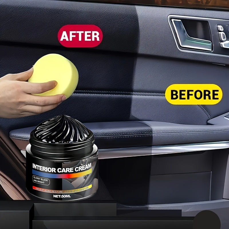 Automotive Interior Kit Crystal Plating Wax Dashboard Plastic Tire Shine