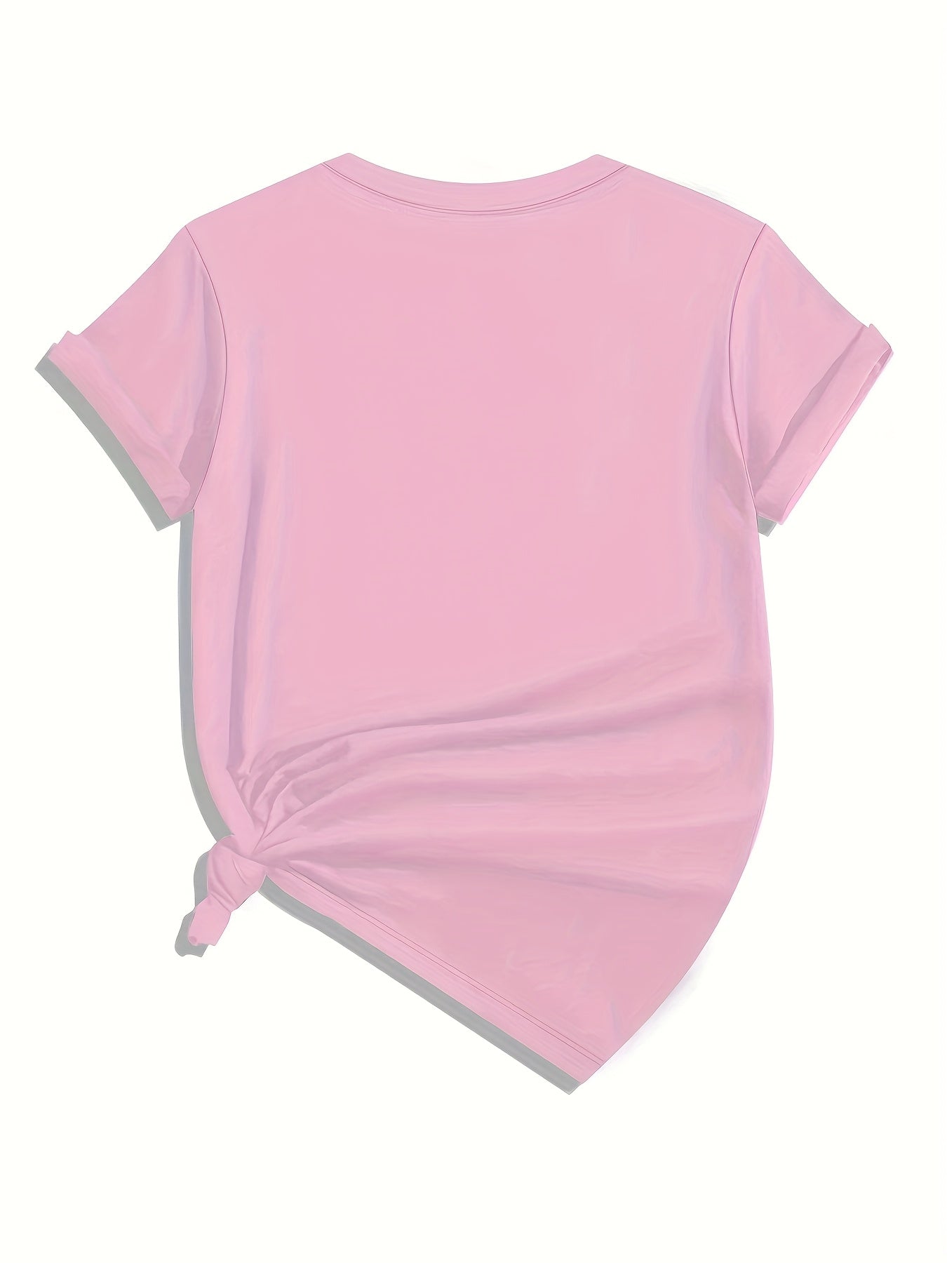 Plus Size Women's Pink Panther Graphic T-Shirt Casual Short Sleeve Comfortable