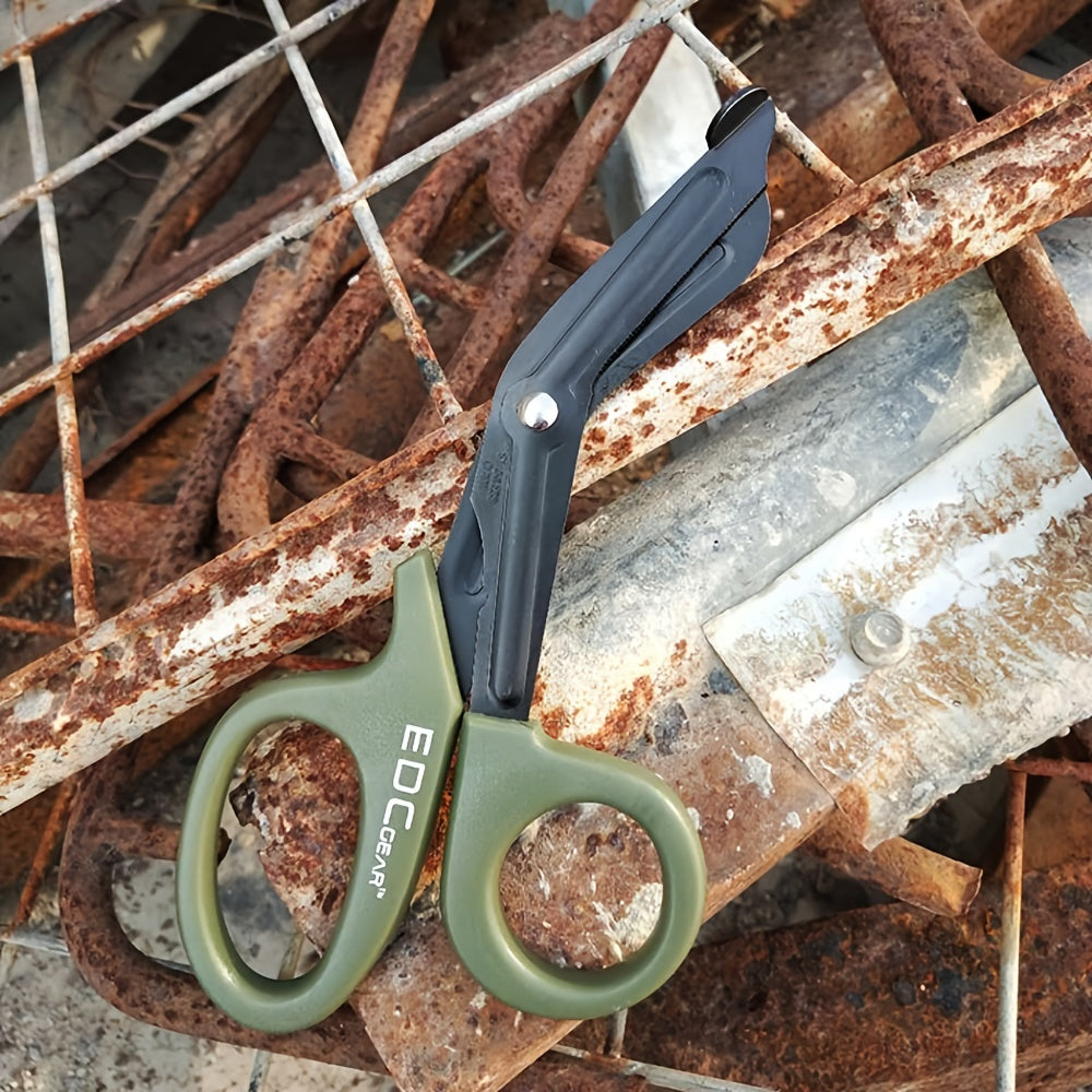 Emergency Scissors Multi-Functional Indoor Outdoor Shear Iron Mixed Color 1pc