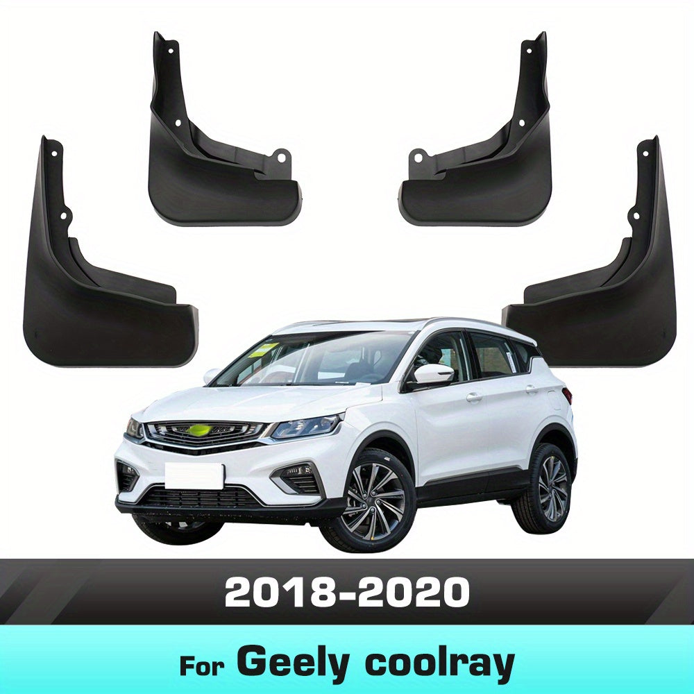 Avtomobil fender loyqalar to'plami 4 dona suvni to'suvchi himoya uchun SUV uchun qora bardoshli