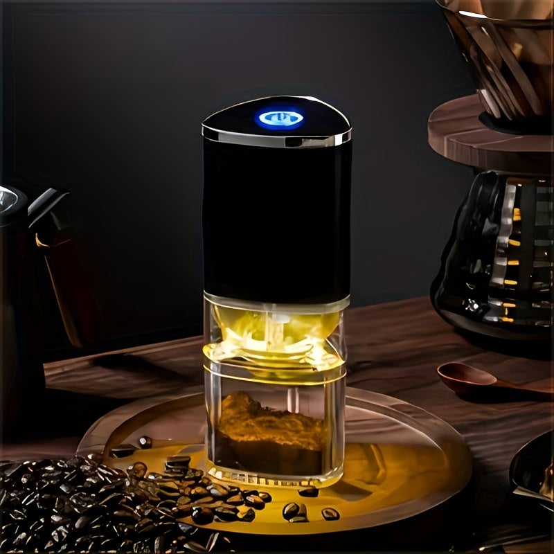 Adjustable Thickness Fully Automatic Portable Coffee Grinder Small Electric Java Mill