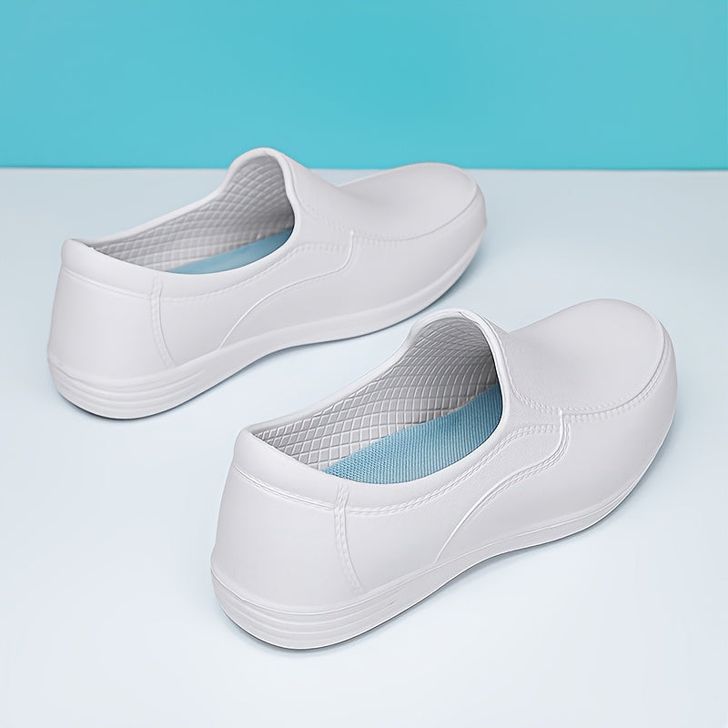 Unisex Rain Shoes Lightweight Non-Slip Rubber Sole All-Season Chef Footwear