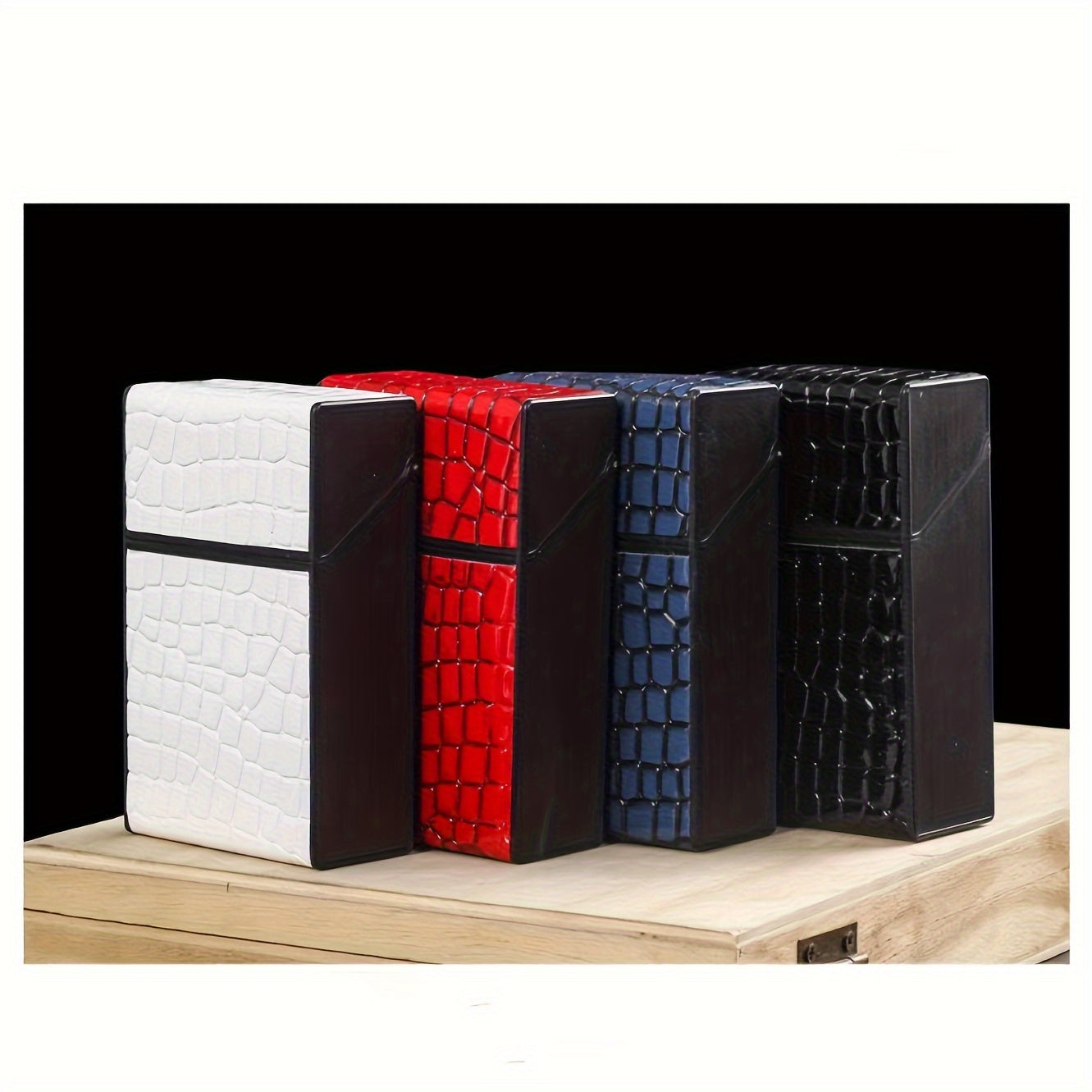 Men Cigarette Storage Box 96mm 20pcs Portable Travel Gift Black