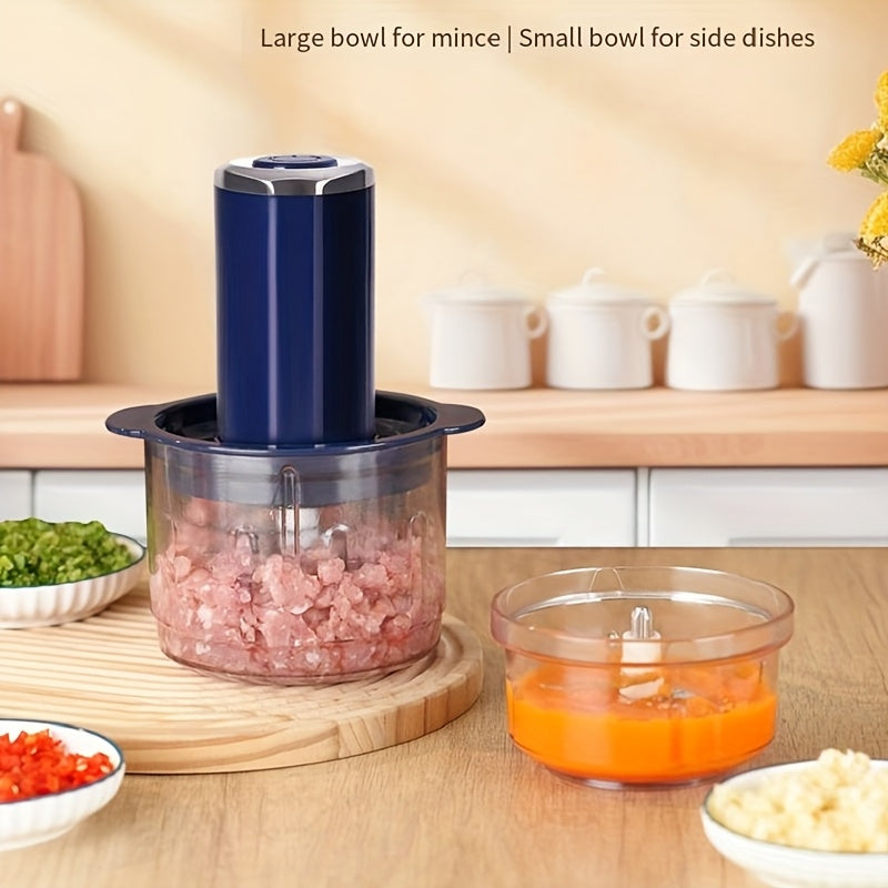 Электрическая кухонная машина для измельчения мяса с чашами и лезвиями 220В 2000об/мин