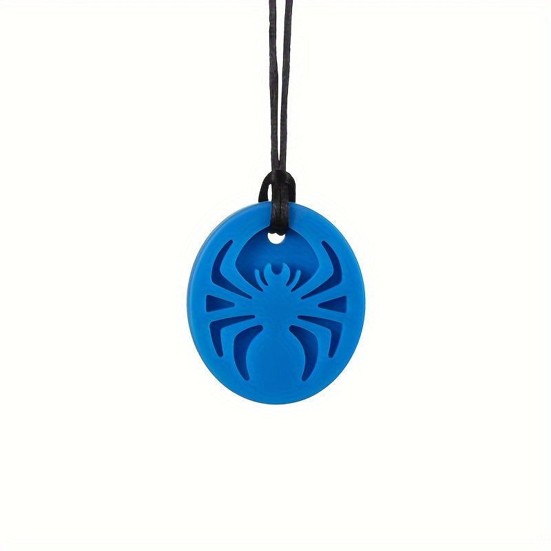 Spider Chew Necklace for Kids Safe Teething Toy Durable Non-Toxic