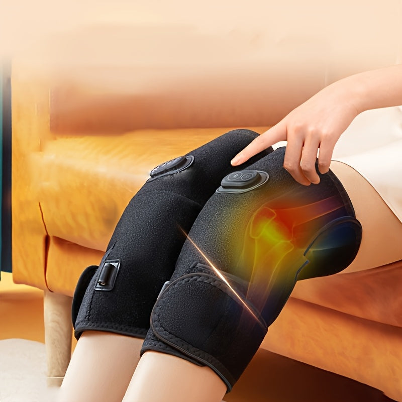 USB Heated Knee Massager with Hot Compress for Joint Warmth