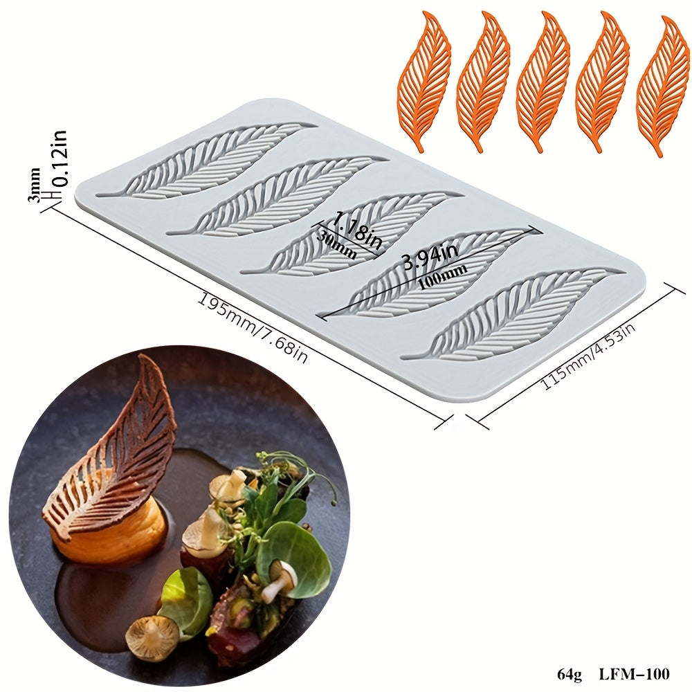 Silicone Cake Lace Mold Flower Leaf Pattern for Baking and Decoration