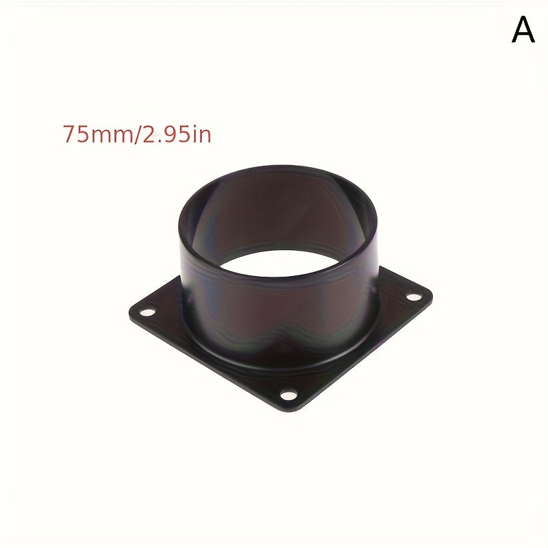 1 шт. ABS-муфта для стенового фланца 75/100/120 мм для вентиляционной трубы воздуховодов