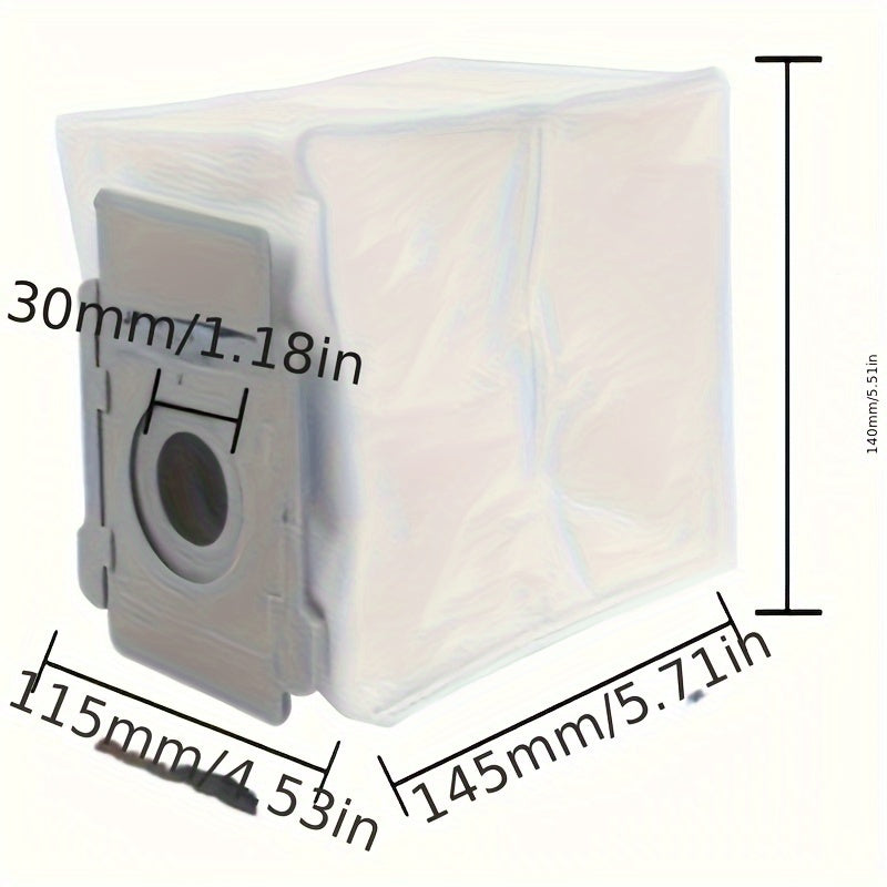 iRobot tozalagichlari uchun mustahkam PP o'rnini bosuvchi sumkalar - i7, I1+, I3+, I4+, I6+, I8+, J7, S9 va Plus modellari bilan mos keladi - samarali pol parvarishi uchun ishlab chiqarilgan